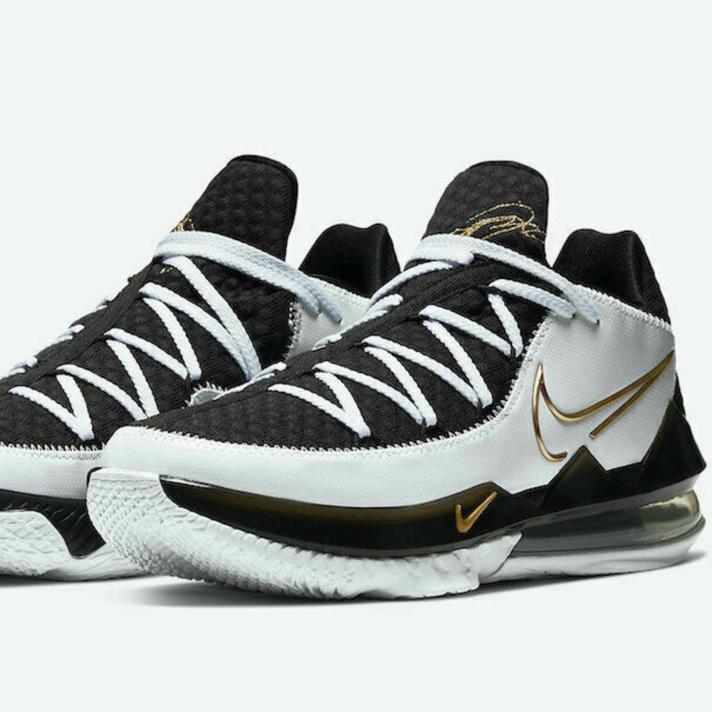 Nike Lebron 17 Low White Metallic Gold CD5007-101